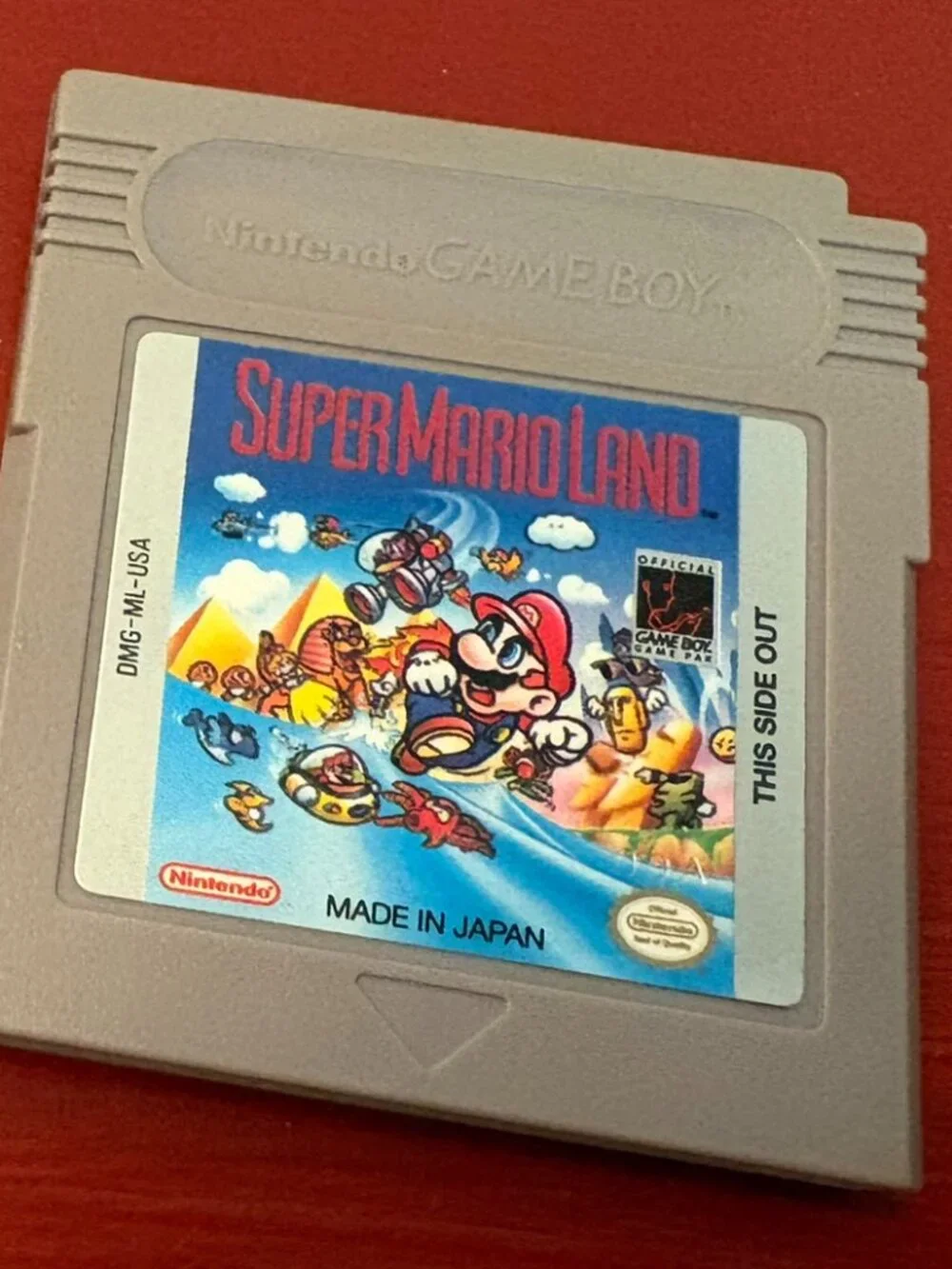 Super Mario Land game for a Nintendo Gameboy